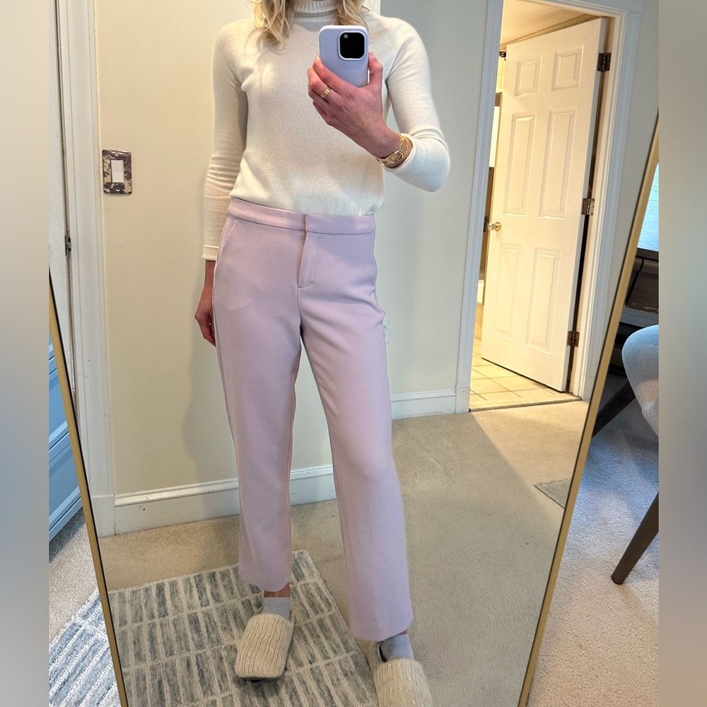 J-Crew Kate Straight Leg Pant in Violet, US6